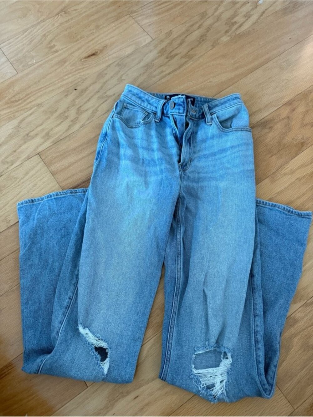 Hollister ultra high rise dad jean 00 Long